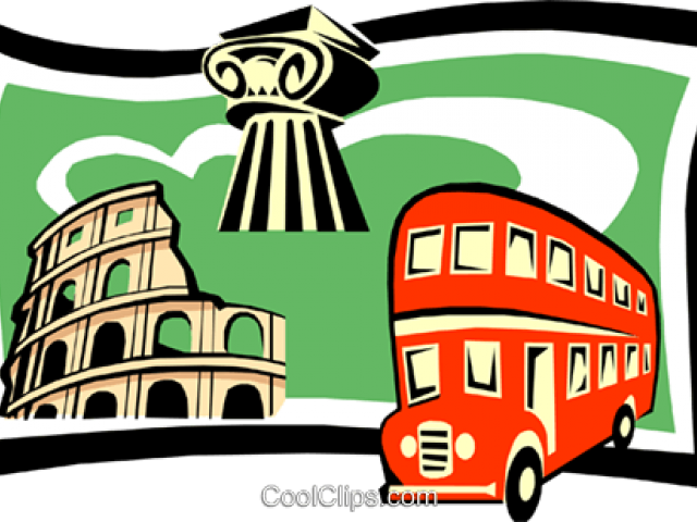 Vacation Clipart Bus - Clip Art - Png Download (640x480), Png Download
