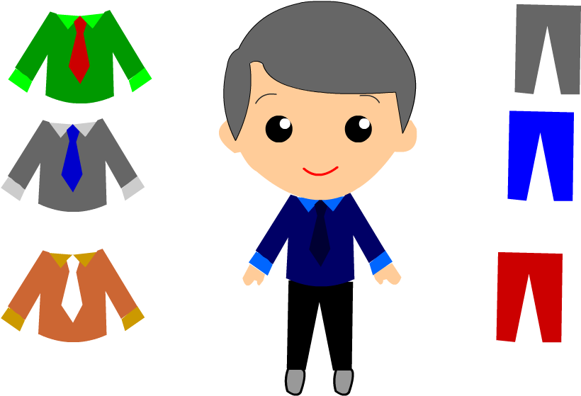 Clothes Changer - Cartoon Clipart (1024x768), Png Download