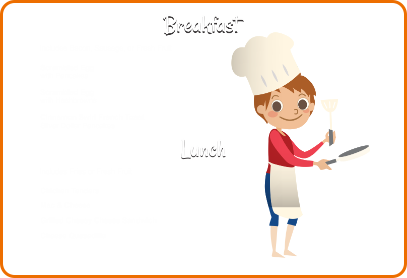 Menu-kids - Restaurant Clipart (808x551), Png Download