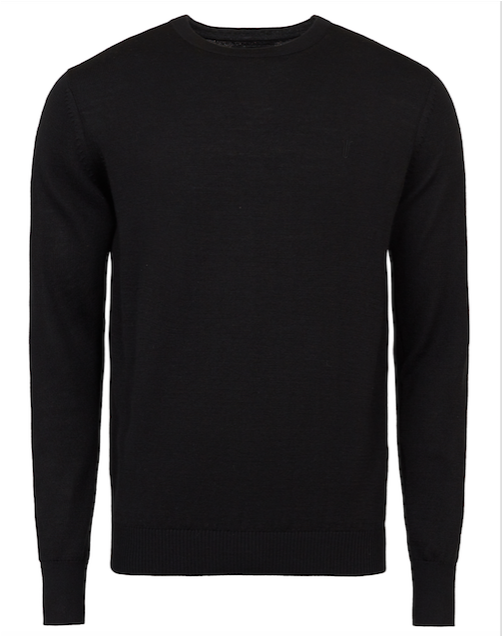 Bruun & Stengade Jupiter Tröja Svart - Long-sleeved T-shirt Clipart (640x953), Png Download