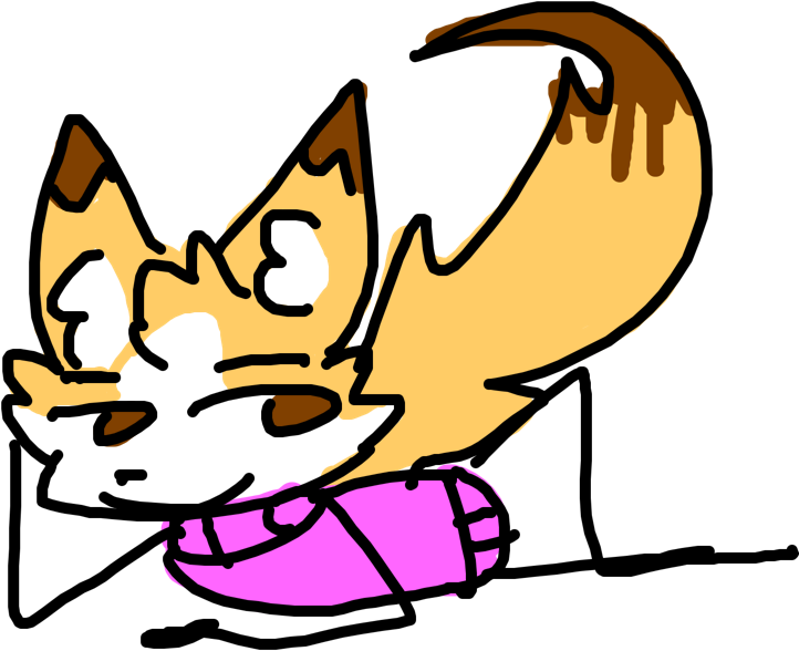 Foxxo The Fennec Fox Clipart (768x916), Png Download