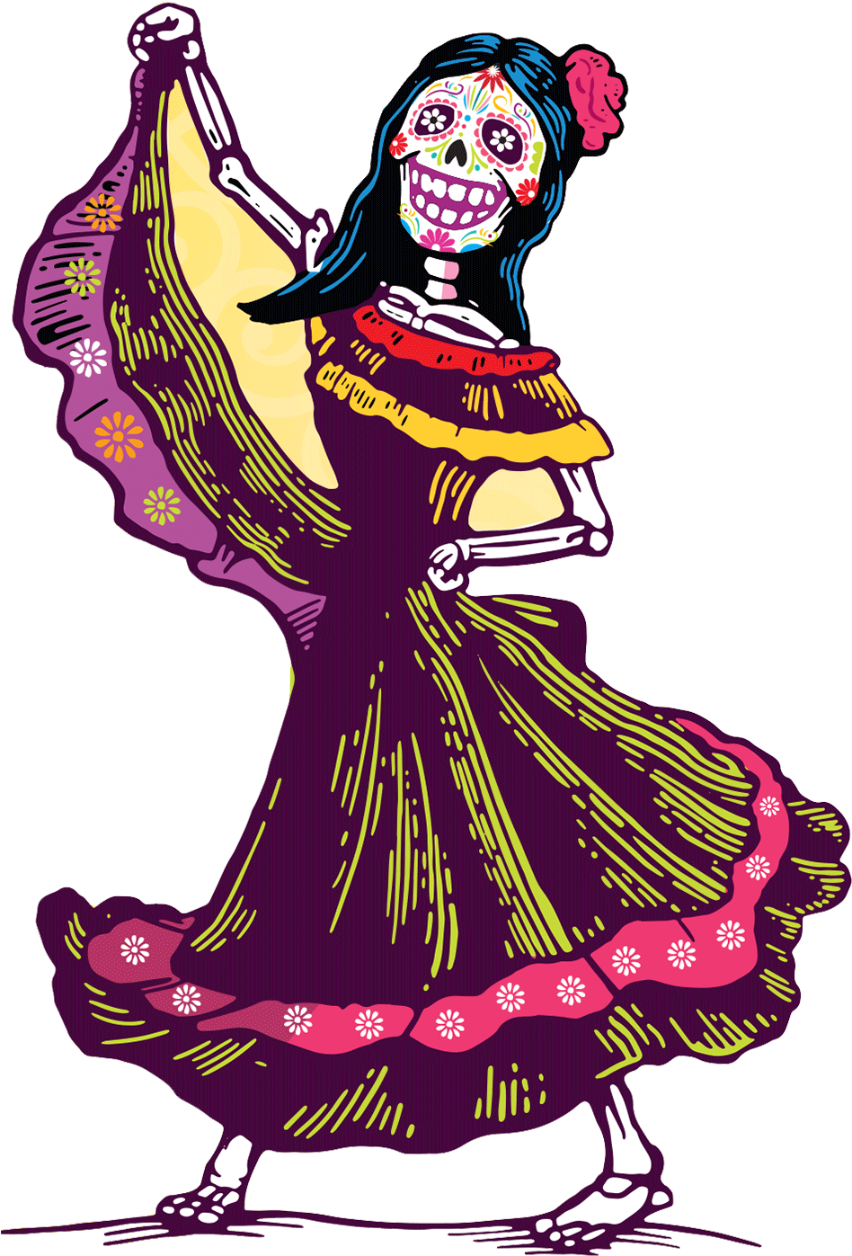 Día De Los Muertos - Death Clipart (1500x1500), Png Download