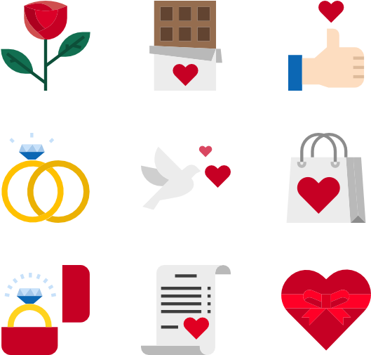 Valentine's Day Clipart (600x564), Png Download