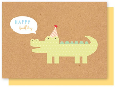 Elly Oak Card - Birthday Clipart (600x601), Png Download