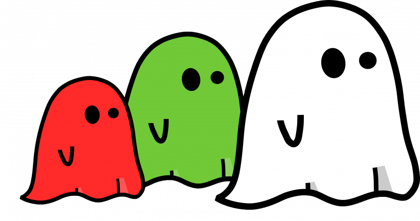 Halloween Movie Clipart For Free Download - Halloween Ghost Png Transparent Png (817x431), Png Download