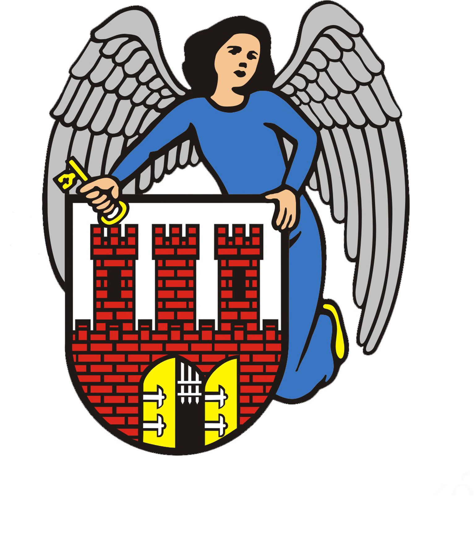 Dofinansowano Ze Środków Gminy Miasta Toruń - Torun Poland Flag Clipart (1701x2150), Png Download