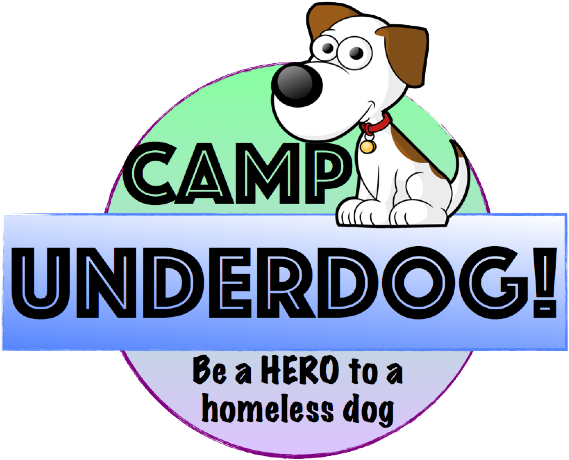 Ht Little Dogcamper Camp Underdog Logo - Macevoy Free Cartoon Dog Fun-diy Outdoor Or Indoor Clipart (711x534), Png Download