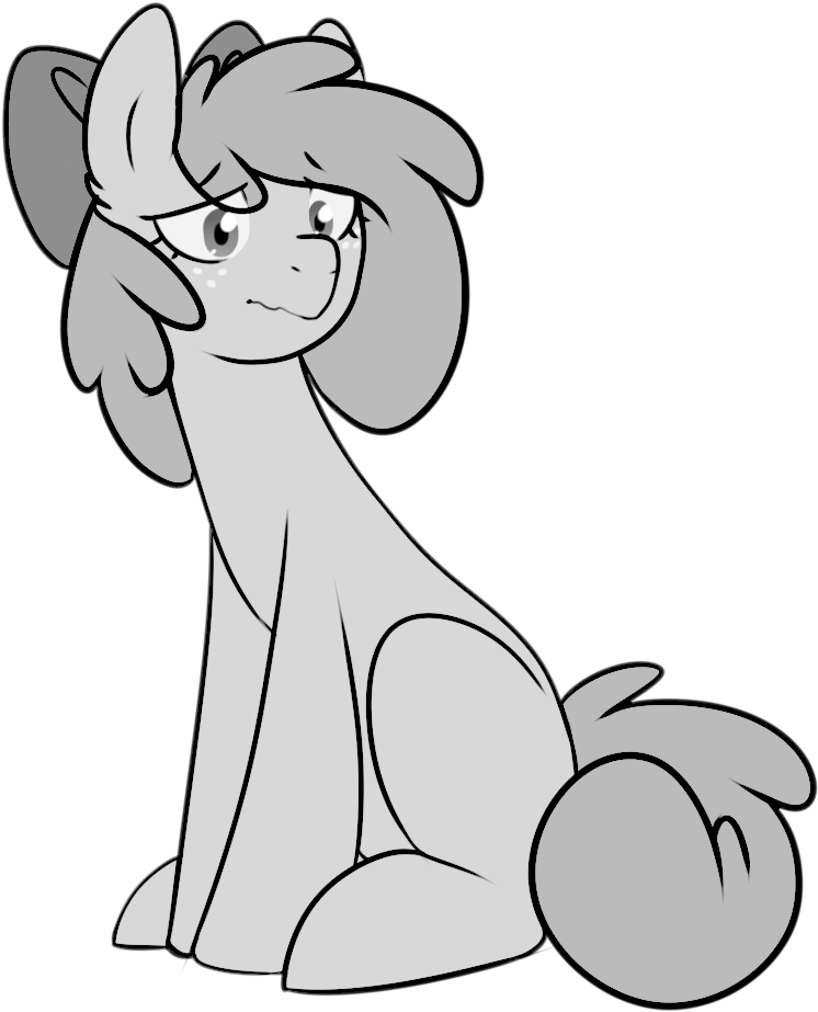 Caballerial, Freckles, Hair Bow, Oc, Oc Only, Oc - Cartoon Clipart (863x1051), Png Download