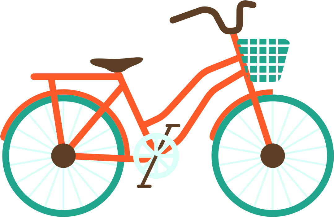 Rentals - Bicycle Clipart (1600x910), Png Download