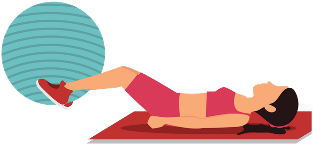 Our Pilates And Yoga Classes Also Target Core Strength, - Illustration Clipart (940x788), Png Download