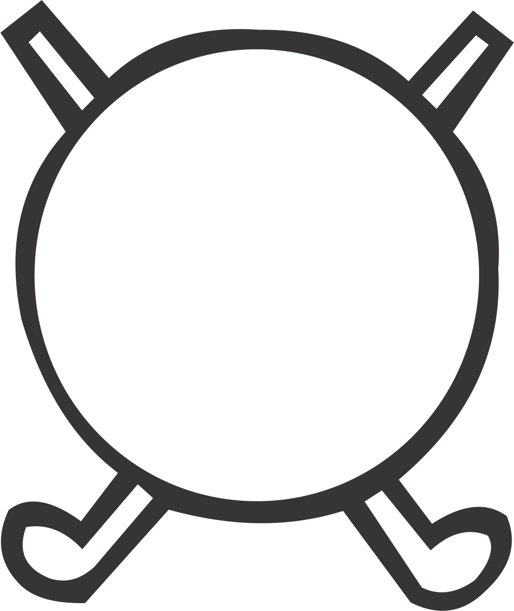 X-clubs With Ball - Water Wheel Clipart - Png Download (1044x1241), Png Download