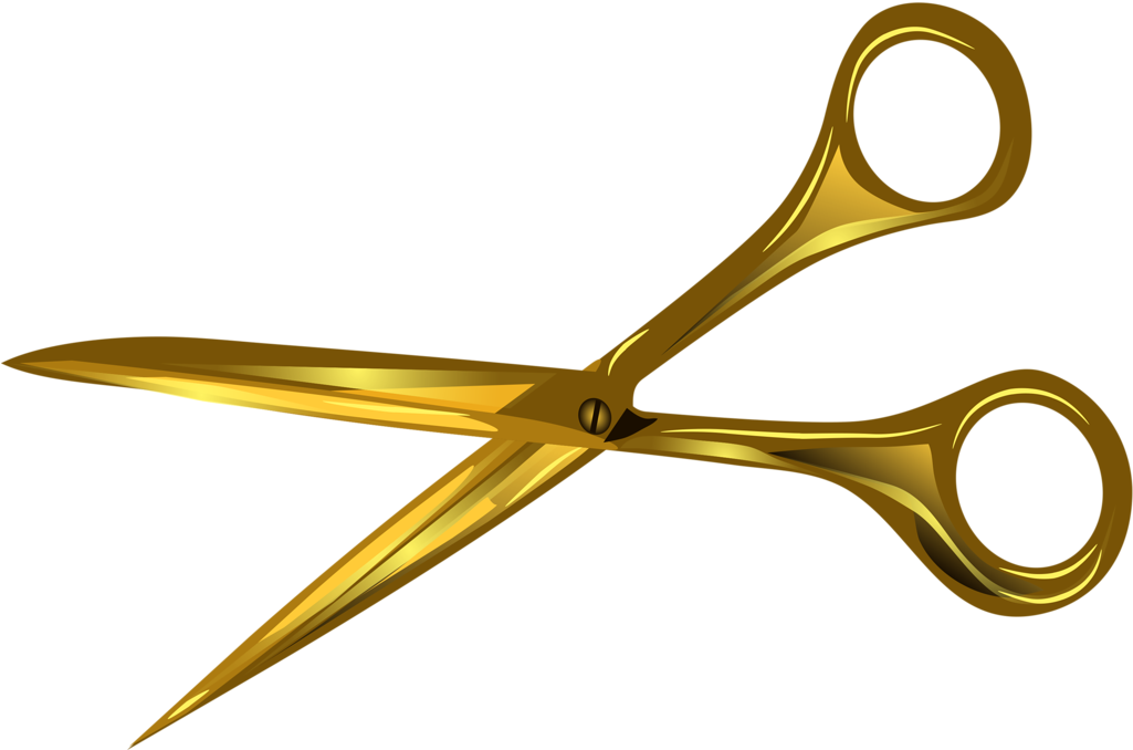 Download Яндекс Фотки Gold Hair Scissor Icon Transparent Background