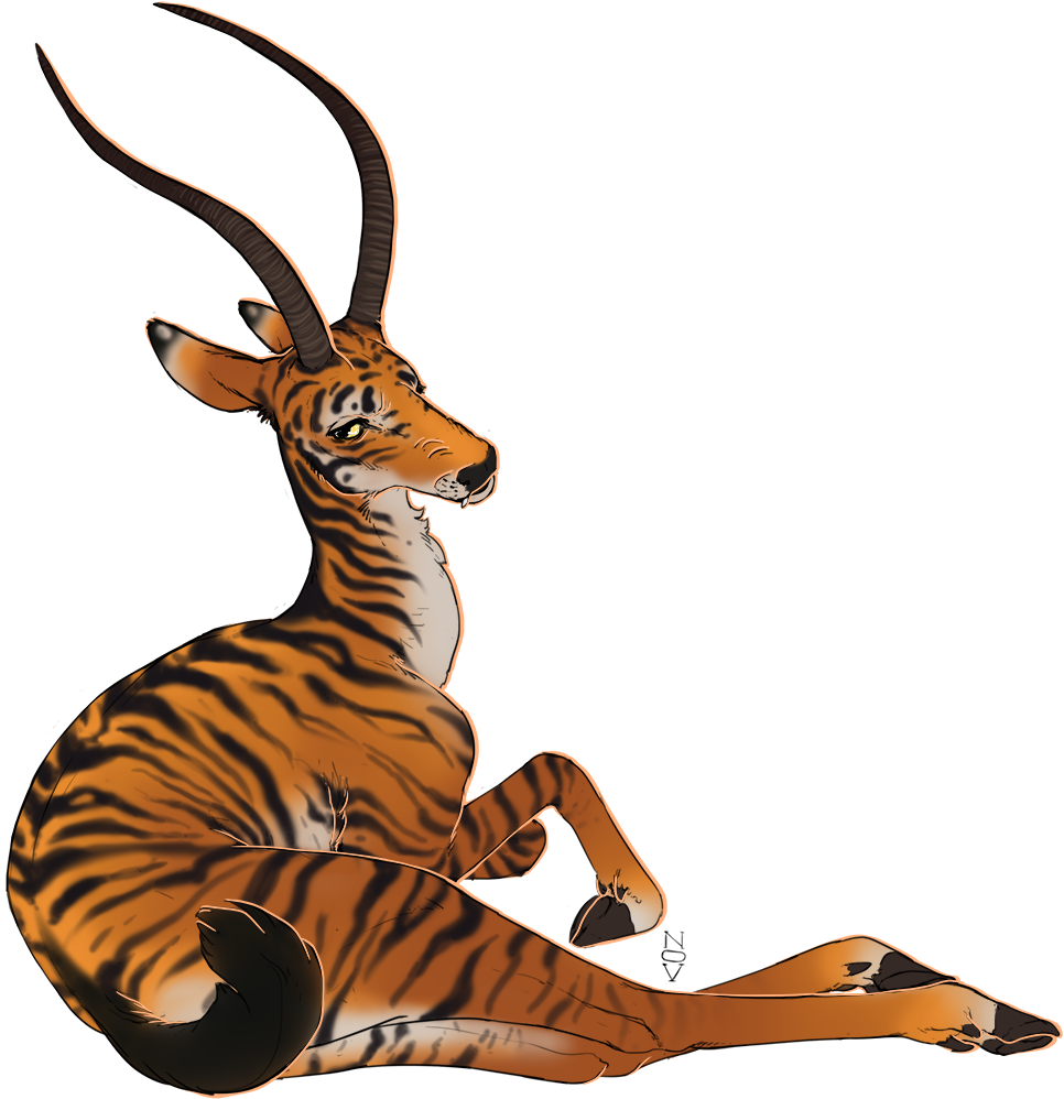 Going To Blows With Your Fear Incarnate - Deer Clipart (1000x1028), Png Download