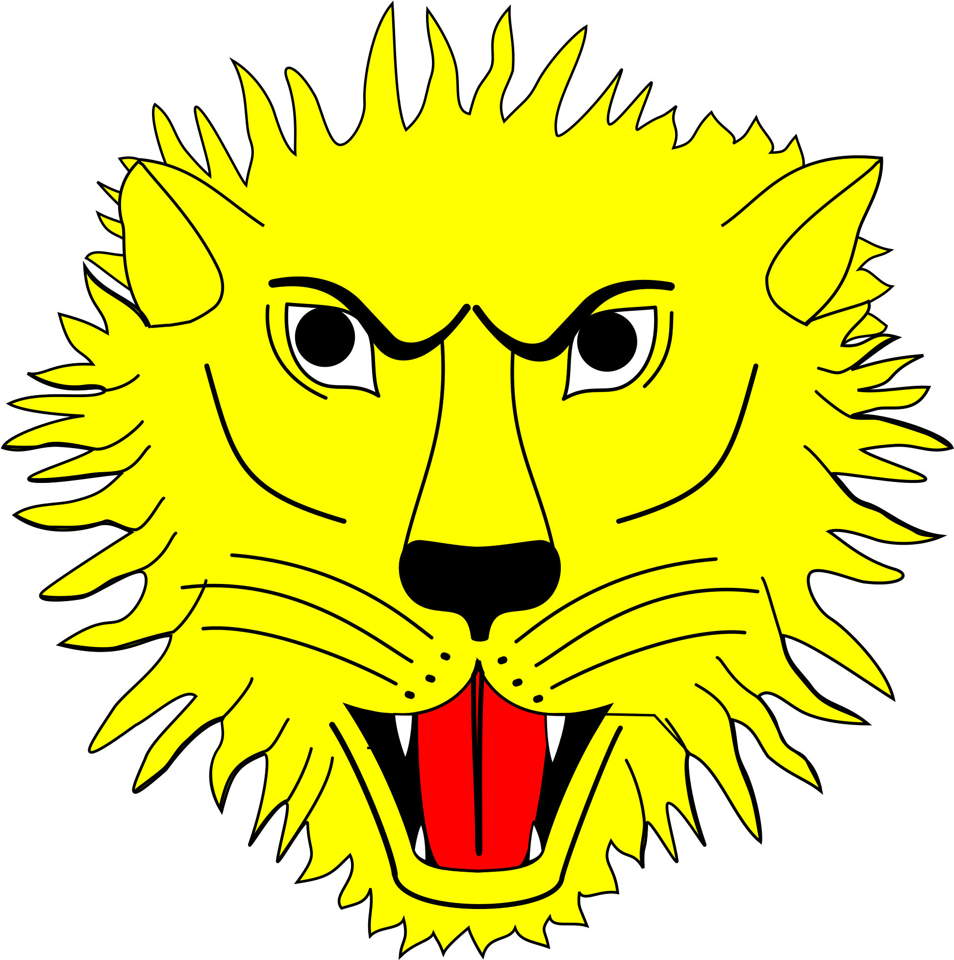 Sun Flower Clip Art At Clker - Single Flower Coloring Flower - Png Download (600x596), Png Download