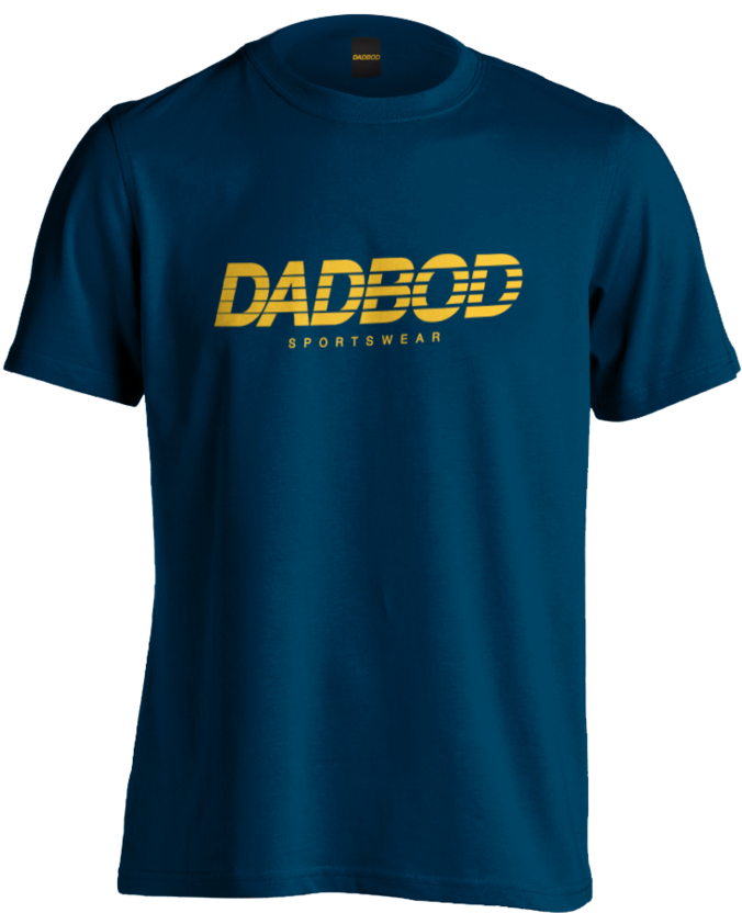 Dadbod T Shirt In Blue Blue Cool Fashion T Shirt Specials - Chilluminati T Shirt Clipart (913x1023), Png Download