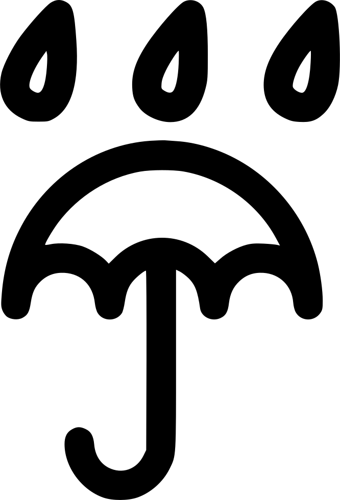 Rain Umbrella Comments - Cloud Clipart (666x980), Png Download