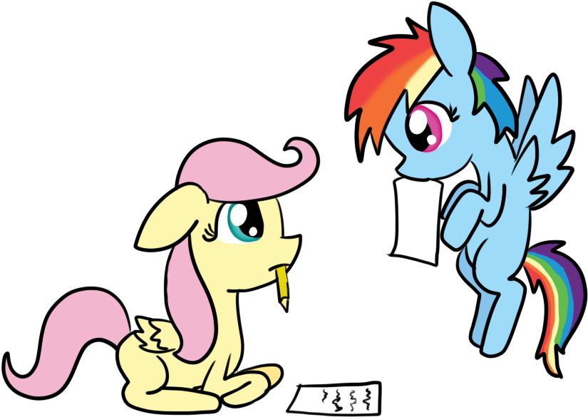 Artist Pikurosonai Filly Fluttershy Mouth Artistpikurosonai - Artist Clipart (886x606), Png Download