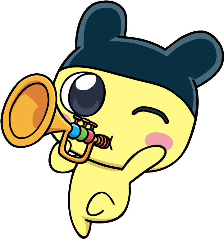 Trumpet - Tamagotchi Friends Mametchi Clipart (738x781), Png Download
