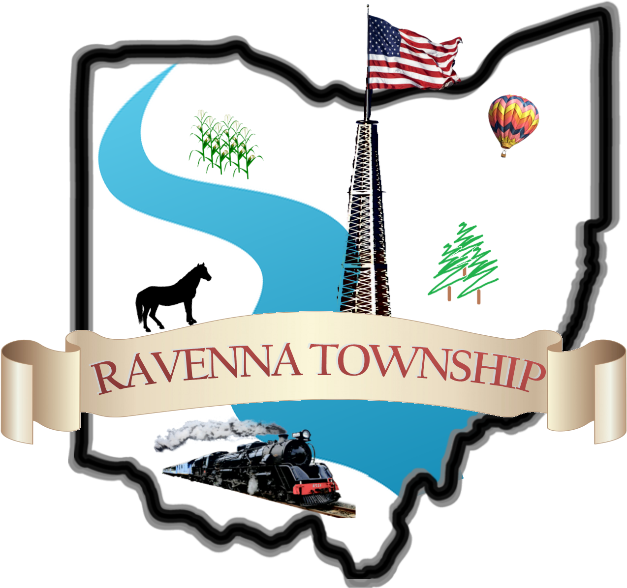 Rtoh - Roughing It Clipart (1328x1224), Png Download