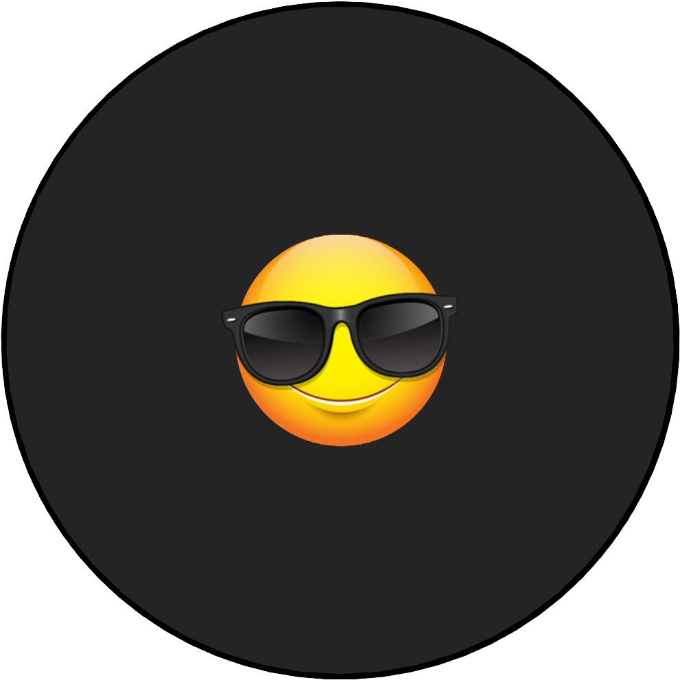 Cool Guy - Vinyl Record Clipart (1024x1024), Png Download