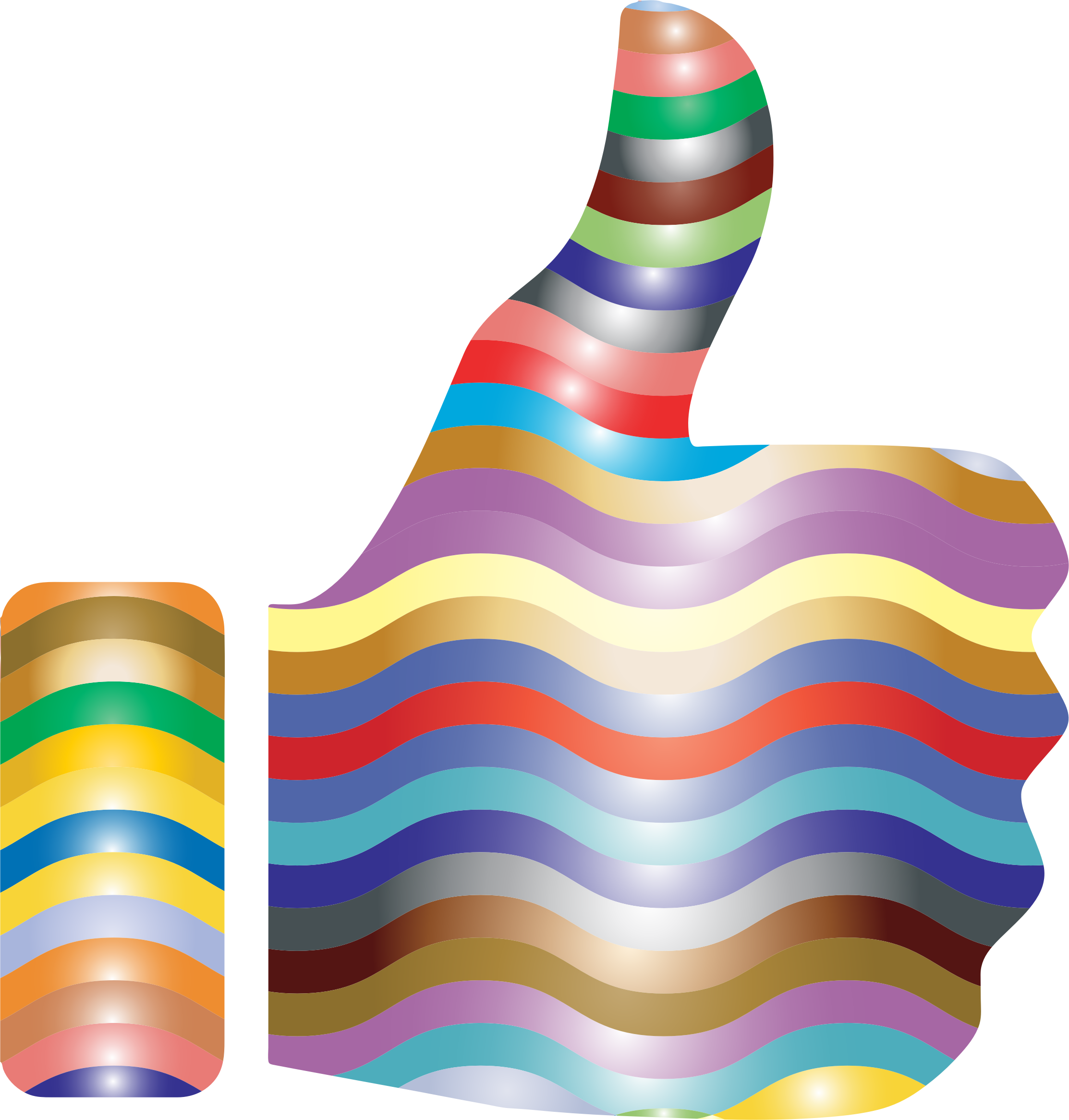 Big Image - Thumb Signal Clipart (2226x2332), Png Download