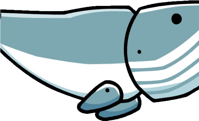 Blue Whale Clipart Scribblenauts - Png Download (640x480), Png Download