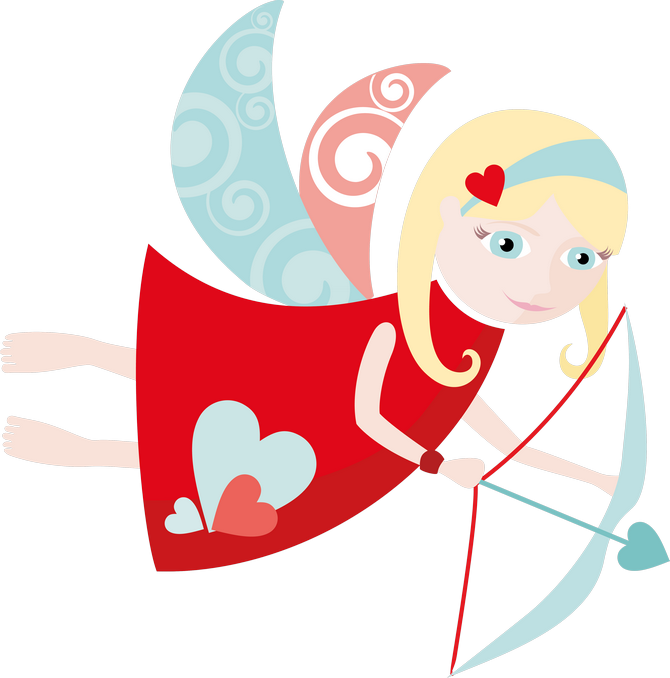 **✿*cupidos*✿** - Love Vector Clipart (670x678), Png Download