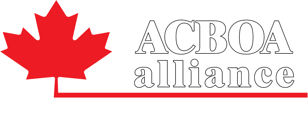 Acboa Developing National Standards And A Certification - Canadian Flag Png File Clipart (1000x371), Png Download