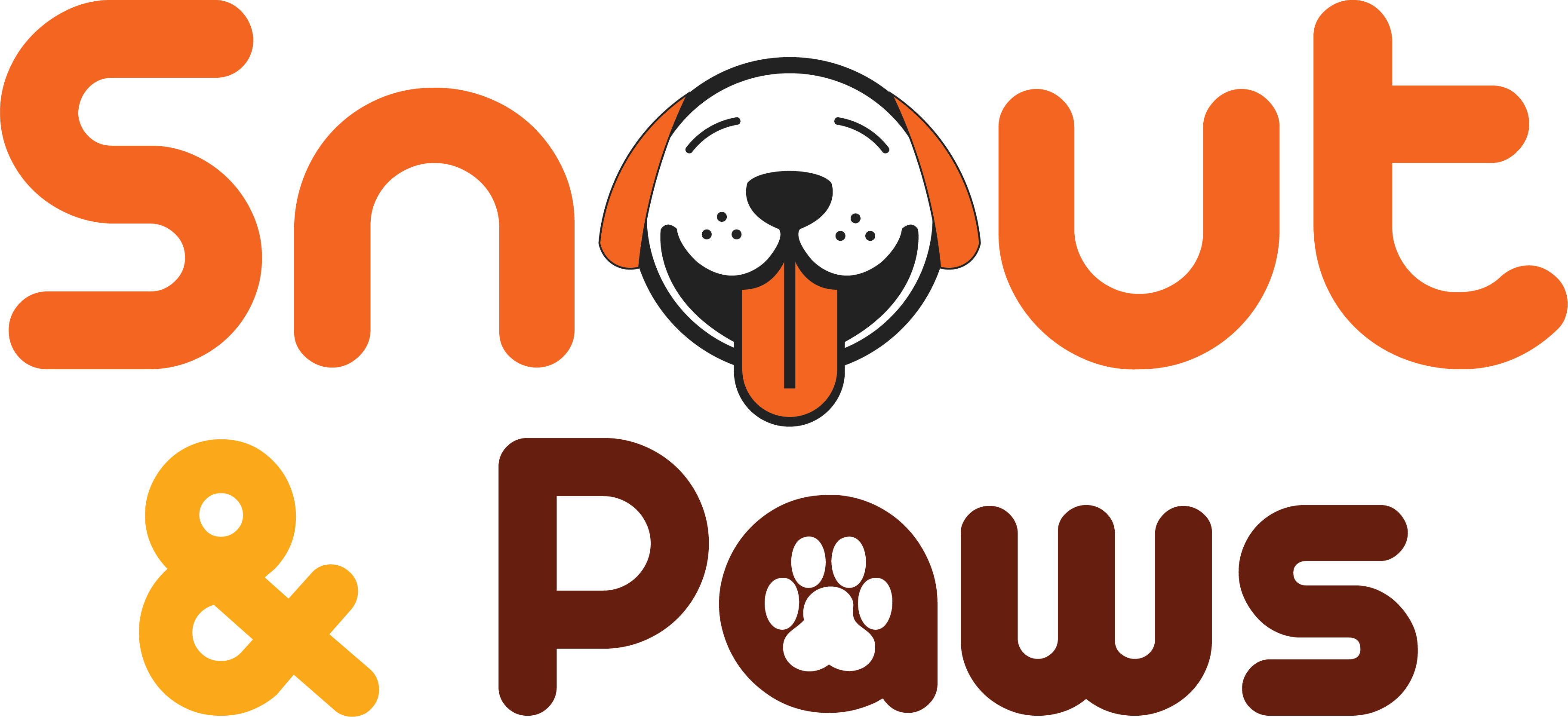 Logocompleto-03 3646x V=1543325975 - Hot Pink Paw Print Clipart (3646x1668), Png Download