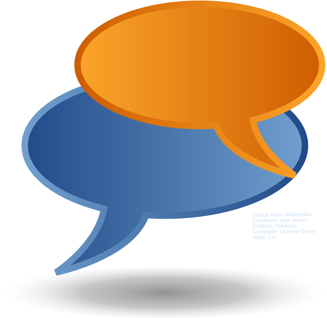 Responding To Student Writing - Chat Bubbles Clipart (1058x1024), Png Download