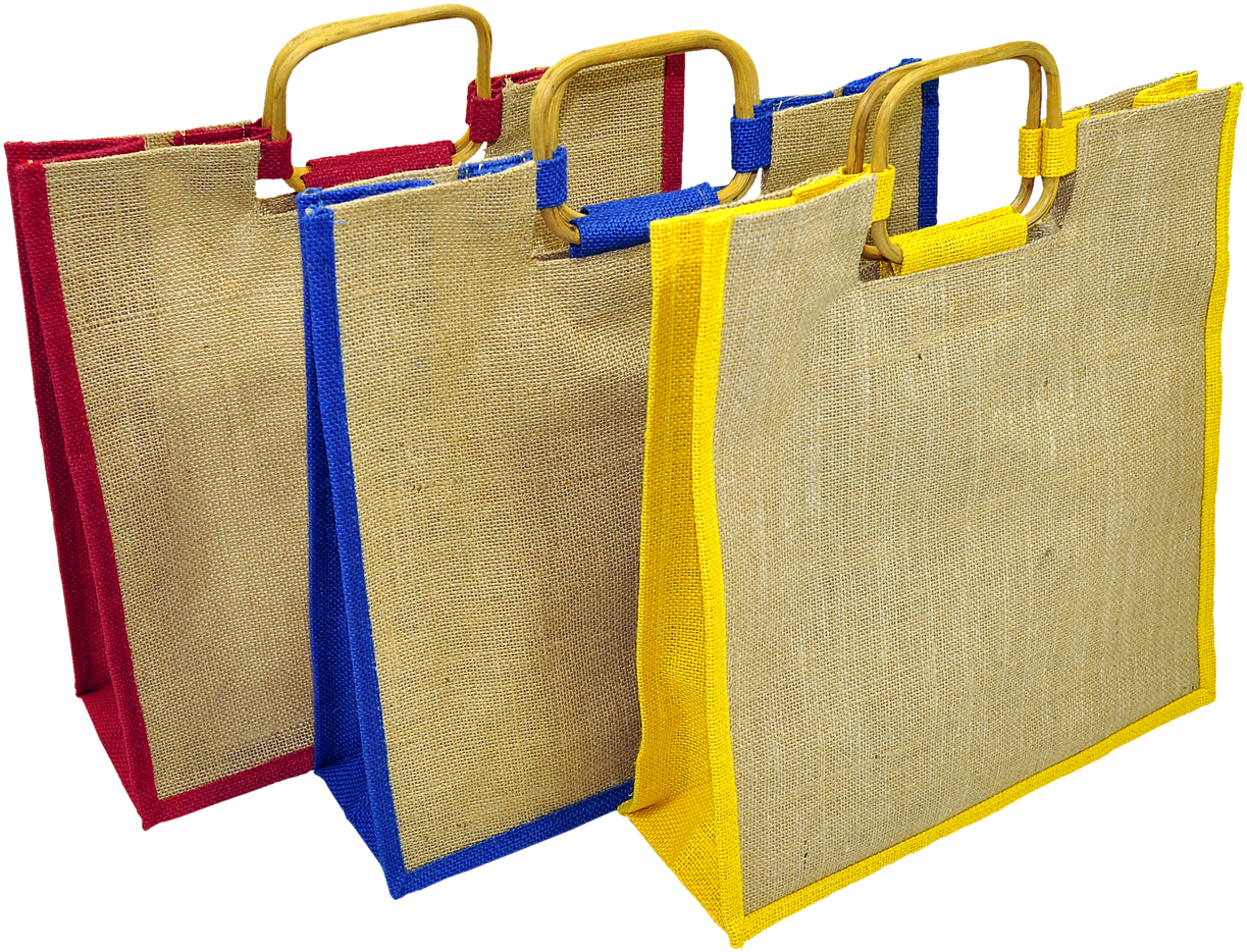 Bag Shopping Ecofriendly Jute Png Image Use Reusable Bags Clipart
