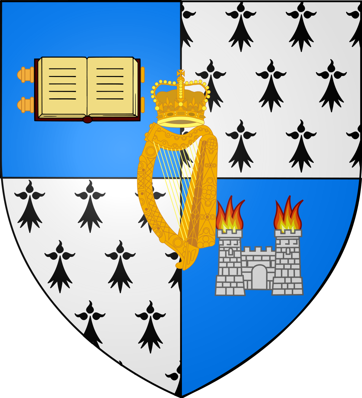 Blason Dublin Clipart (1200x1320), Png Download