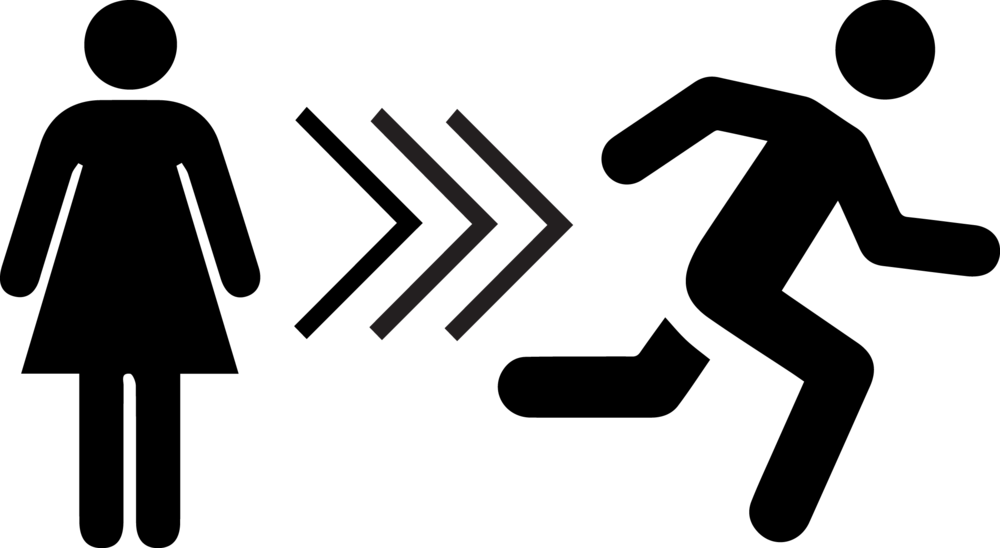 Now Think About How These Fears Play Out In Day To - Pink Female Bathroom Sign Clipart (1000x548), Png Download