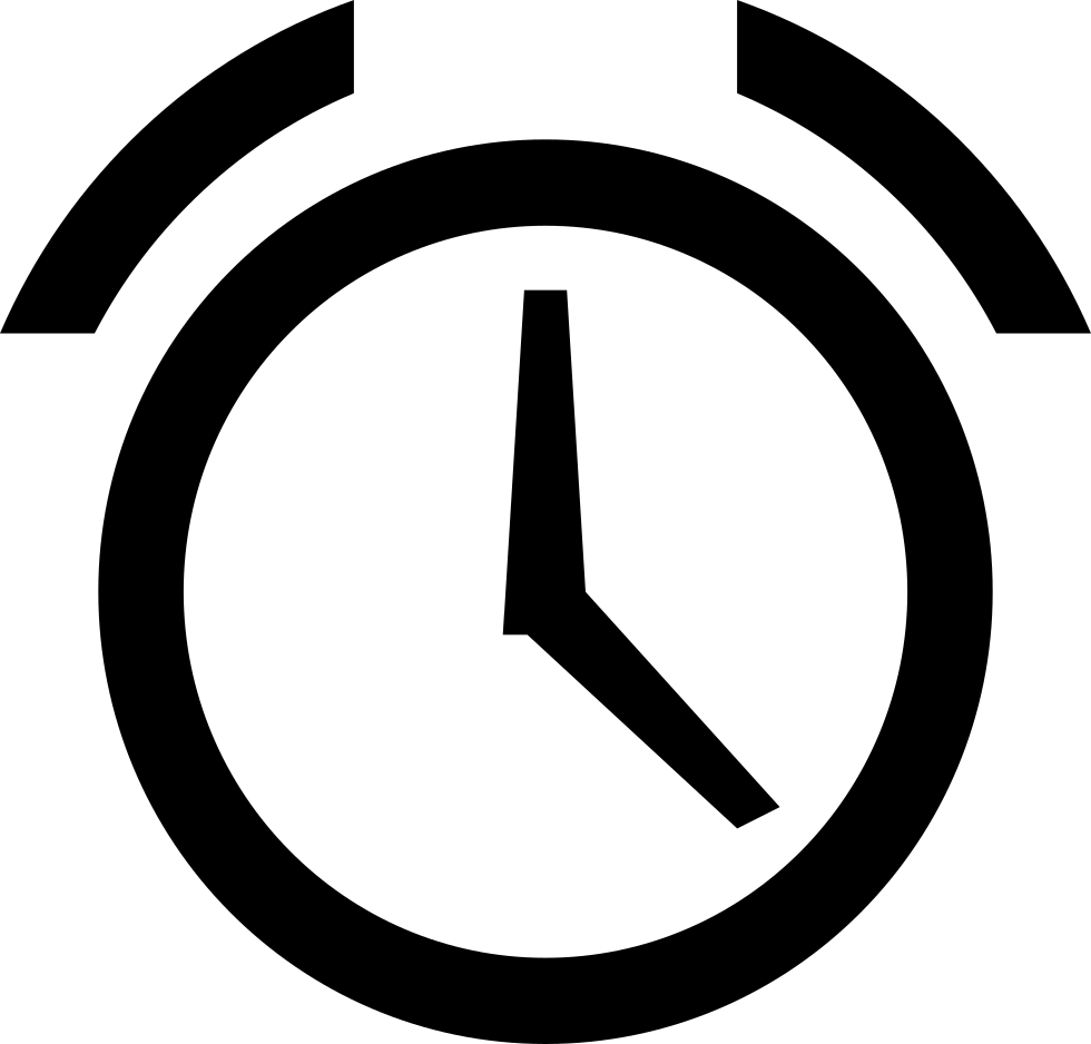 Png File - Alarm Clock Clipart (980x938), Png Download