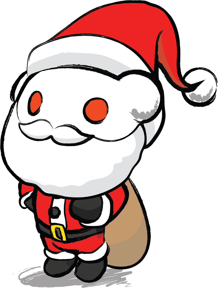 Alexis Ohanian Sr - Reddit Secret Santa Logo Clipart (758x998), Png Download