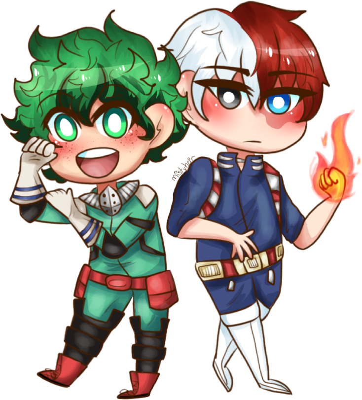 They Are Literally So Cute Wtf - My Hero Academia Tododeku Clipart (768x900), Png Download