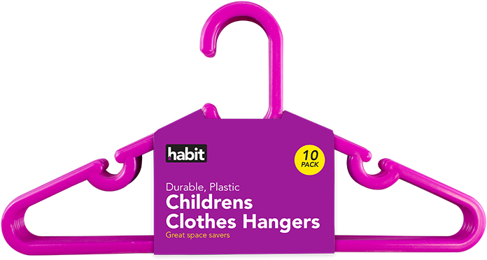 Childrens Clothes Hangers - Children's Clothing Clipart (800x620), Png Download