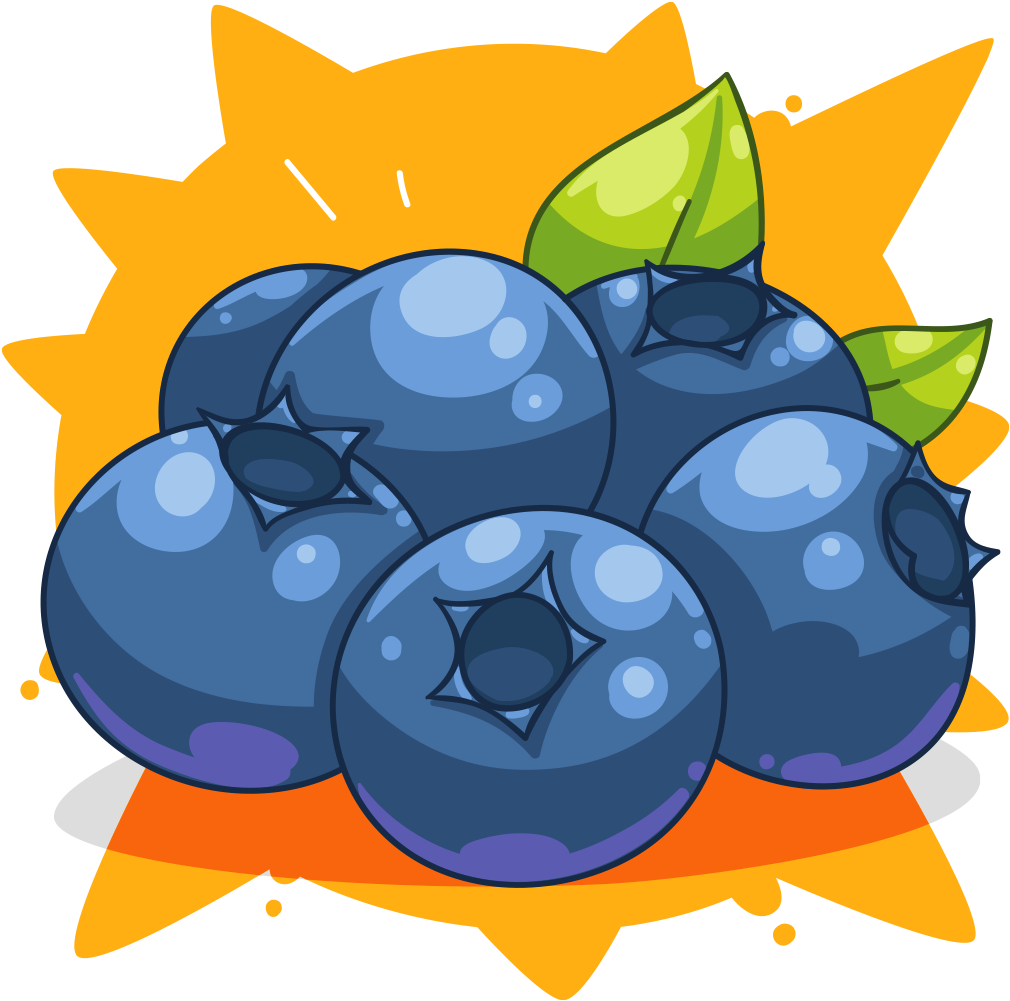 Blueberries - Clarks Men's Wallabee Clipart (1024x1024), Png Download