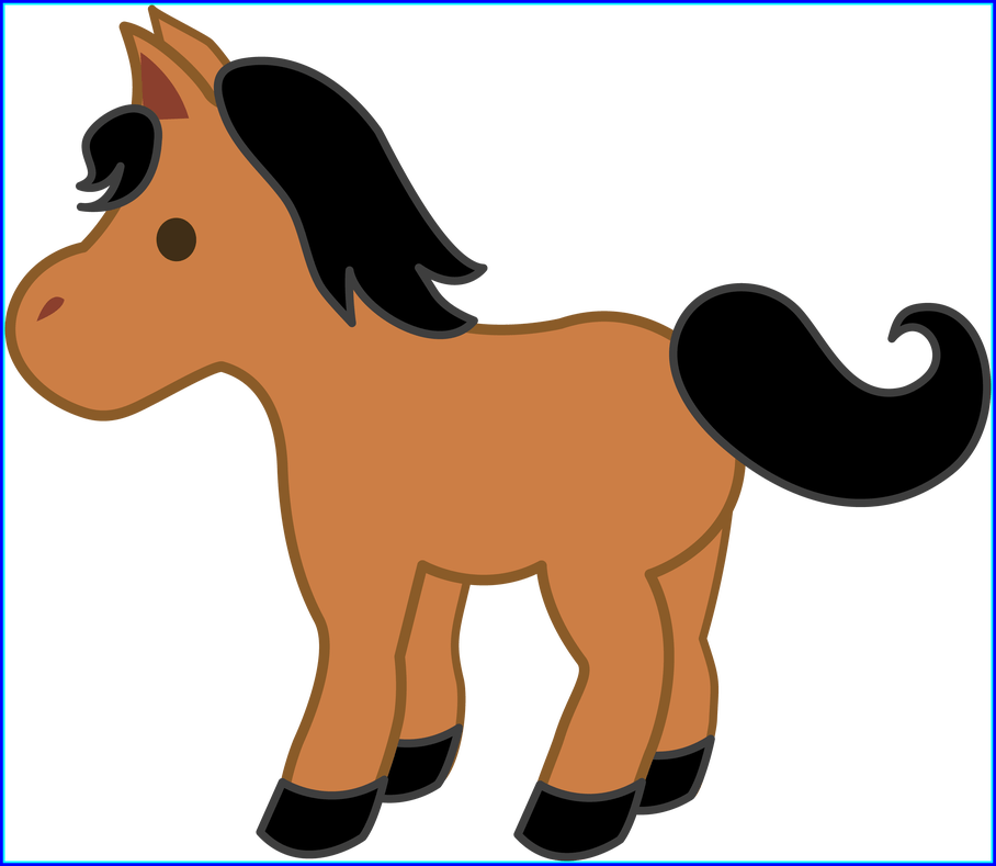 19 Piggy Clipart Kid Huge Freebie Download For Powerpoint - Cute Horse Clipart - Png Download (908x789), Png Download