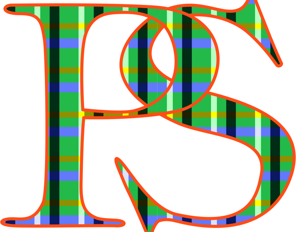 Decorative Lettering - Monogram Clipart (961x752), Png Download