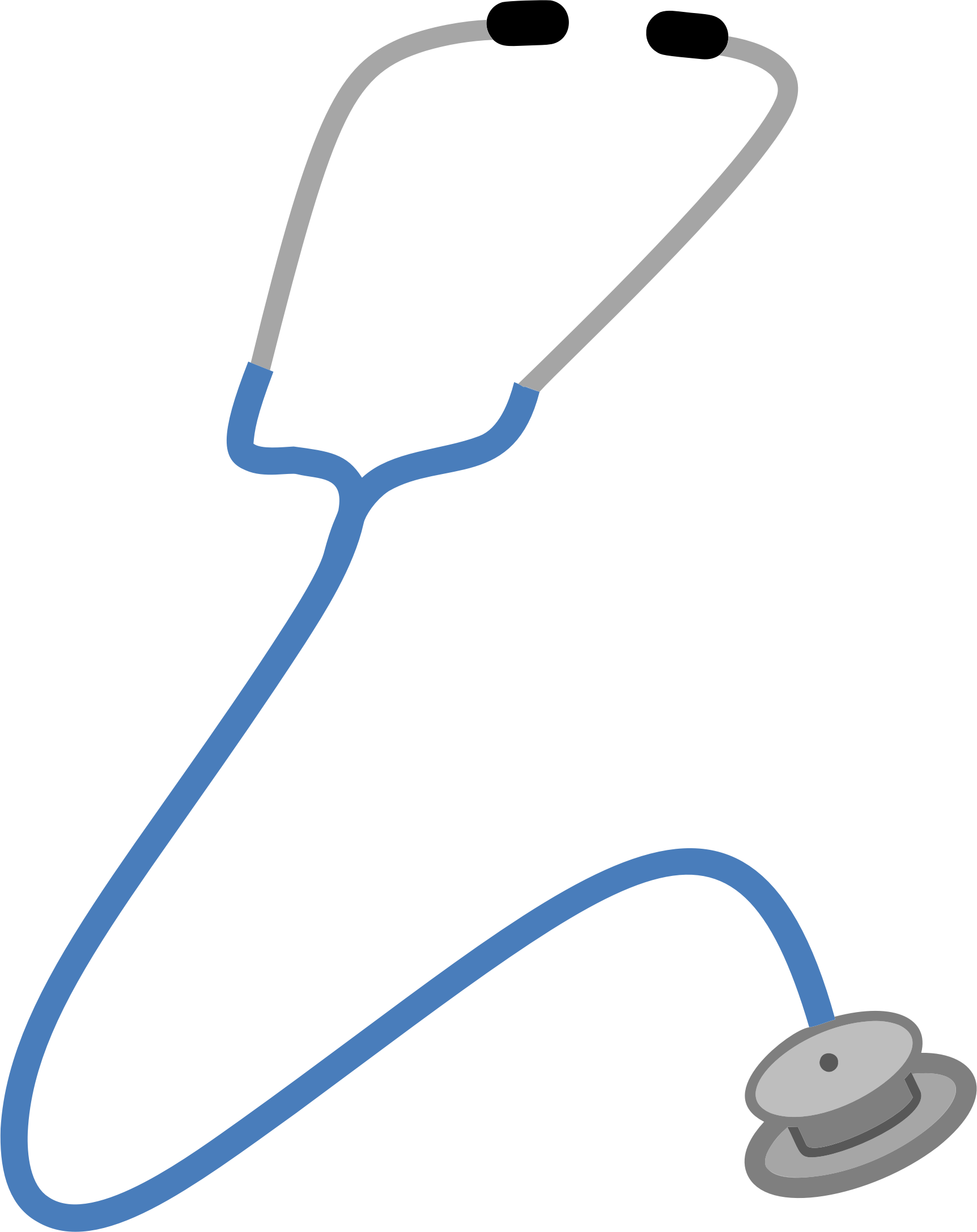 Clinic Doctor Health Healthcare Png Image - Stethoscope Clipart Png Transparent Png (1015x1280), Png Download