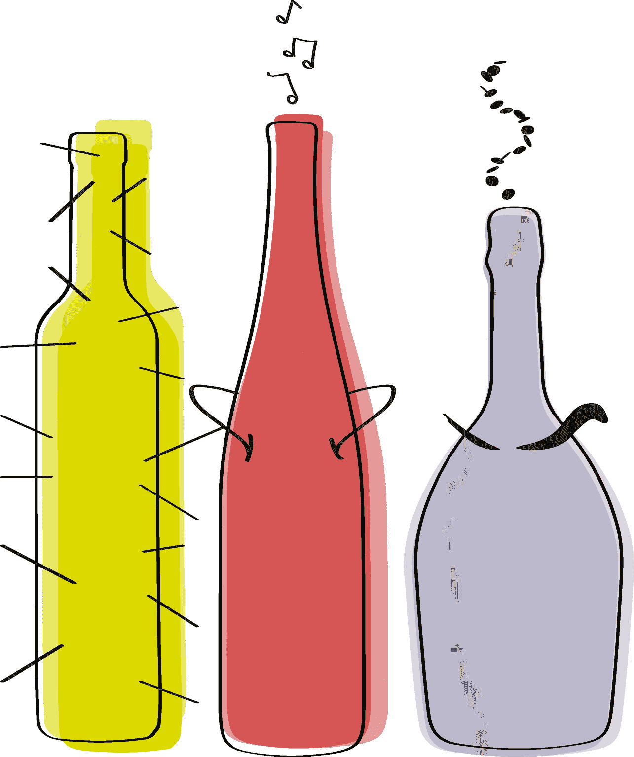 Bottles02 - - Glass Bottle Clipart (1285x1534), Png Download