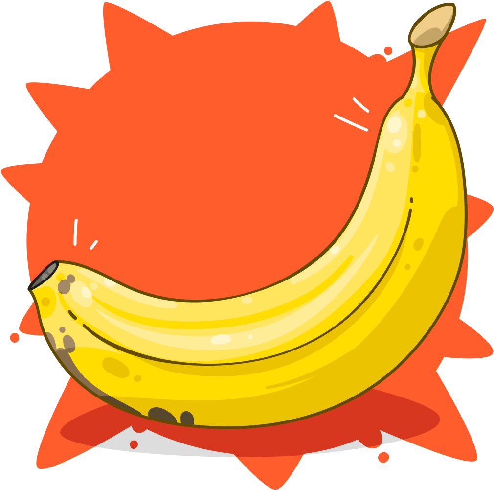 Freeuse Library Banana Wallabee Collecting And Trading - Banana Clipart (1024x1024), Png Download