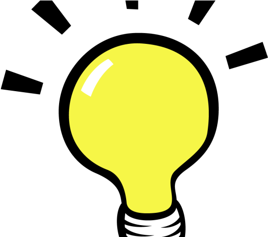 Thinking Brain Cliparts - Light Bulb Clipart Png Transparent Png (640x480), Png Download