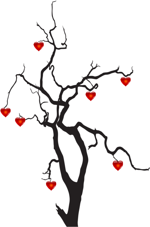 Owl In Tree Silhouette Clip Art - Spooky Tree Transparent Background - Png Download (600x800), Png Download