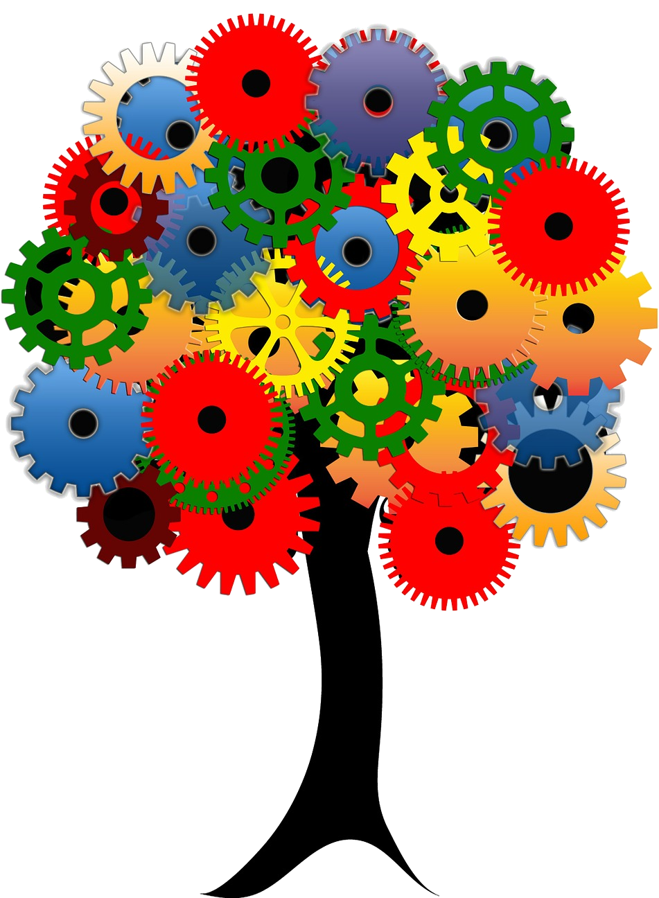 Arbol De Engranajes Png Clipart (1084x1336), Png Download