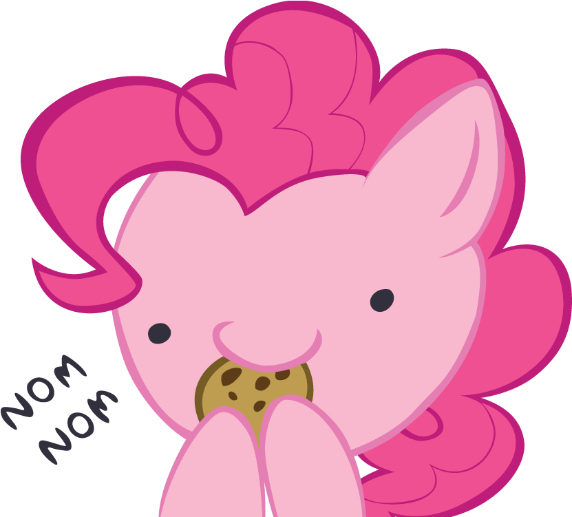 Club Penguin Wiki - Pinkie Pie With Cookie Clipart (850x750), Png Download