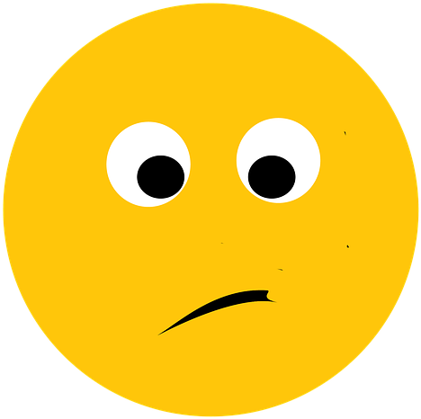 Sad Smiley Poster 4, Buy Clip Art - Png Download (720x720), Png Download
