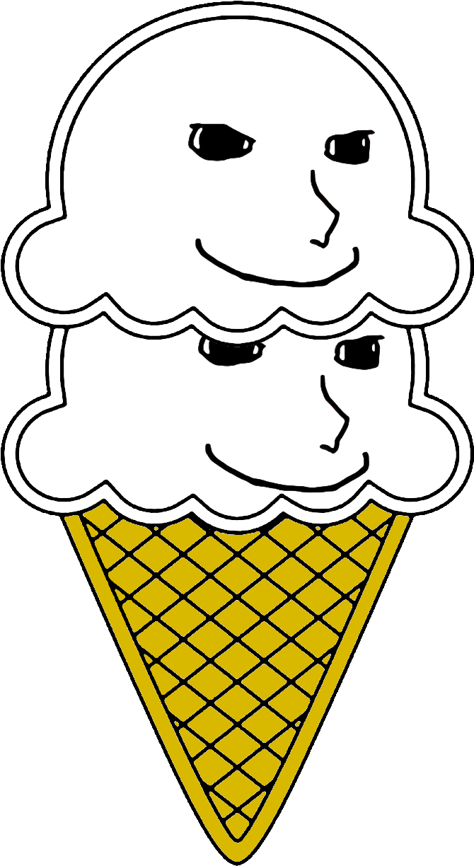 Food & Cooking - Ice Cream Cone Clipart (700x1236), Png Download