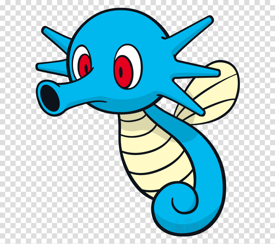 ポケモン タッツー Clipart Pokémon Horsea Pokemon Black & White - Horsea Pokemon - Png Download (900x800), Png Download
